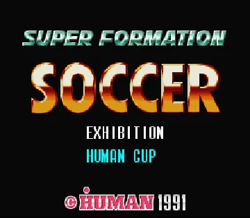 Super Formation Soccer (Japan) screen shot title